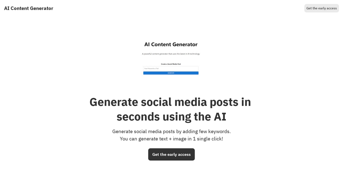 AI Content Generator
.
