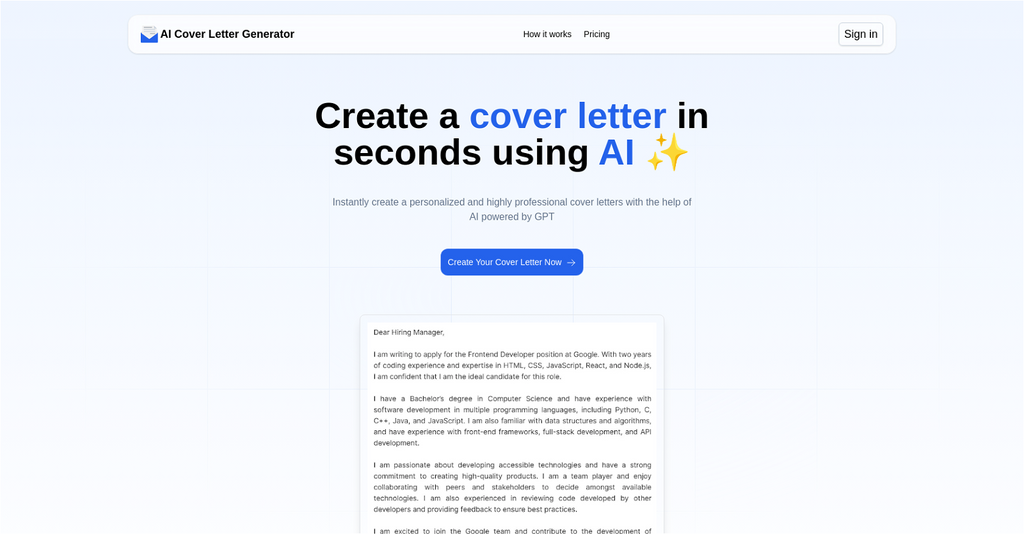 7  ai tool g   cover letter language enhancer