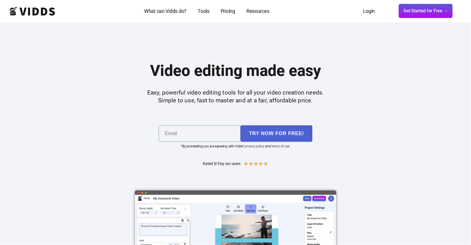 Video Editor by Vidds